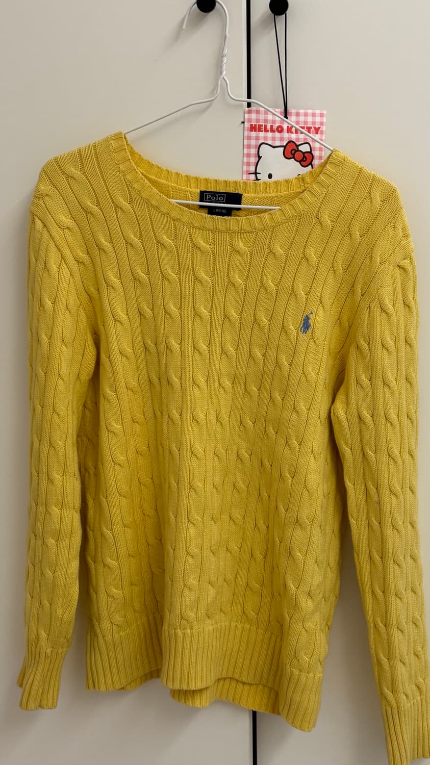 폴로 꽈배기 니트  상품이미지1