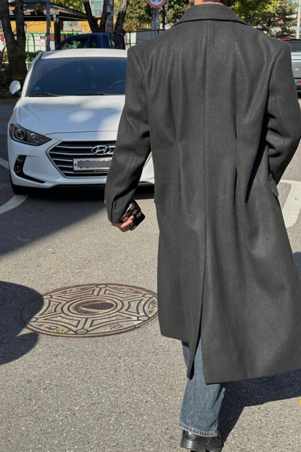 [FREE] 디자인바이영민 오버사이즈 다트 싱글 코트 상품이미지9