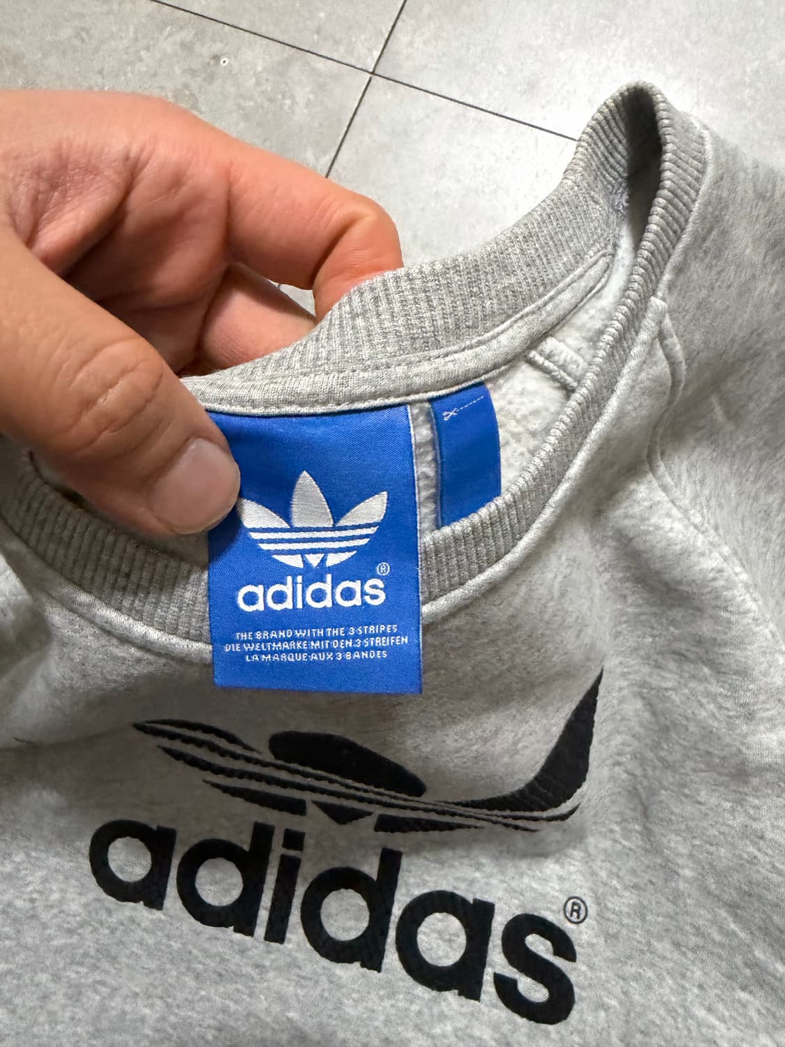 아디다스 트레포일  빈티지 스웻셔츠  95size   상품이미지3