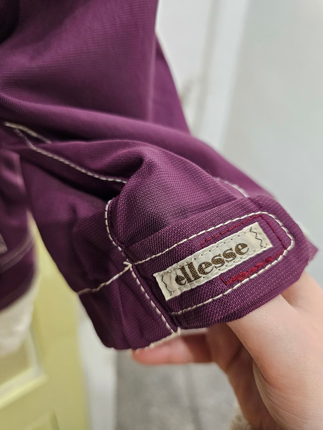 90's ellesse sunflower 퍼플 소프트쉘 후드자켓 상품이미지6