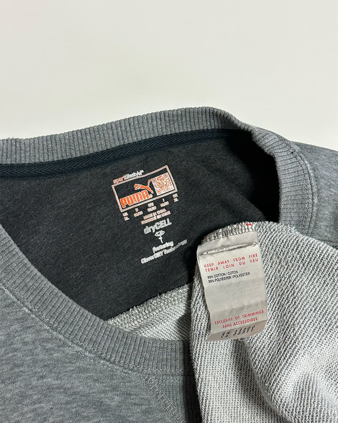 푸마 로고 맨투맨 상품이미지4