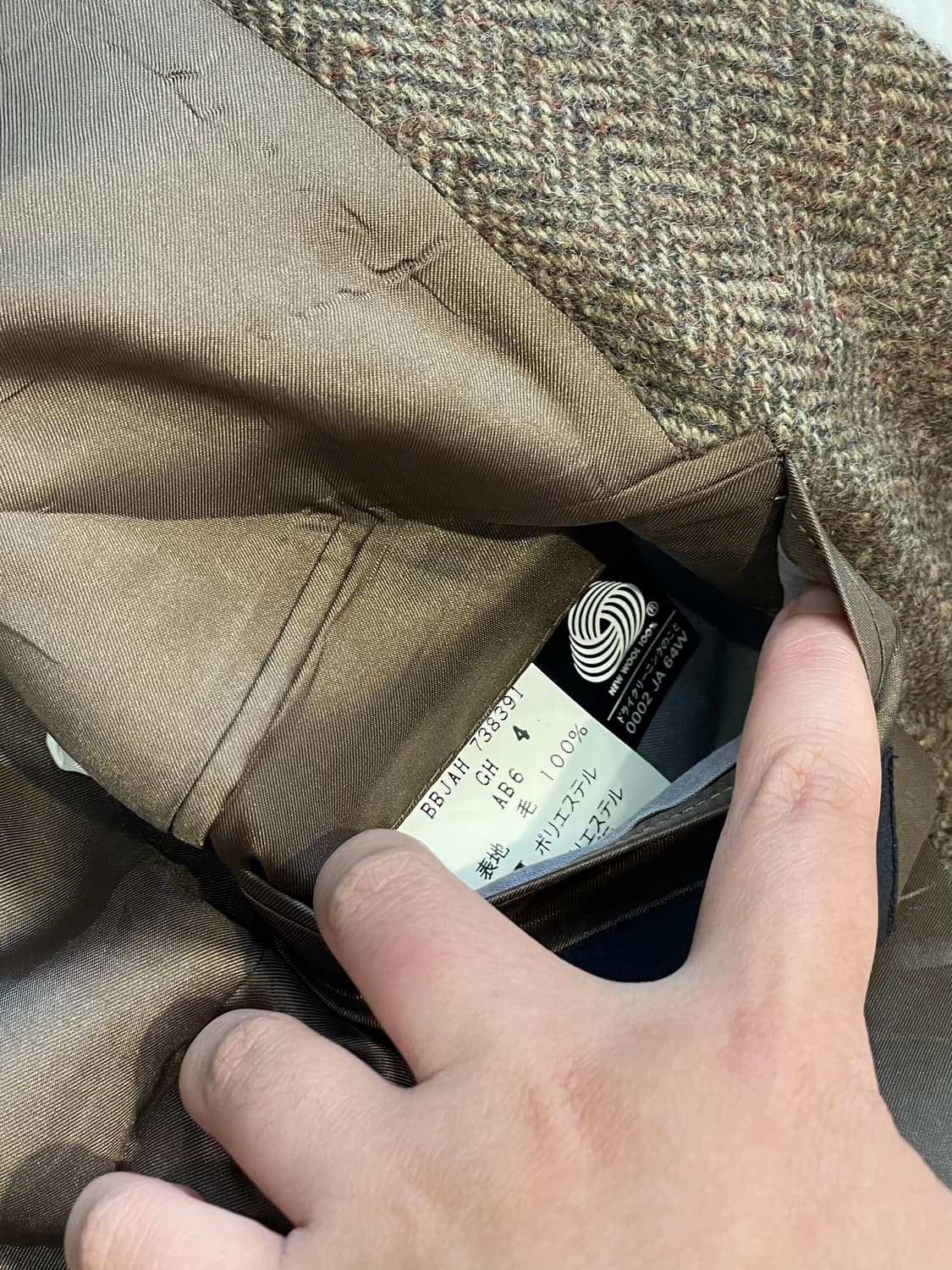 브룩스브라더스 헤링본 울 블레이저자켓 (4) 상품이미지5