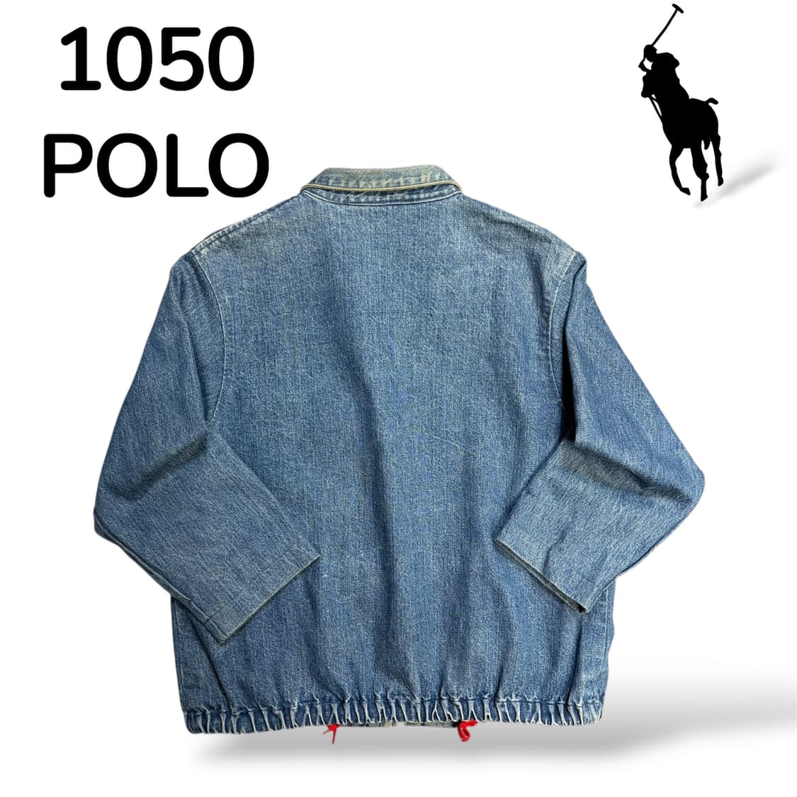 폴로 레드 로고 청자켓 90‘s 상품이미지3