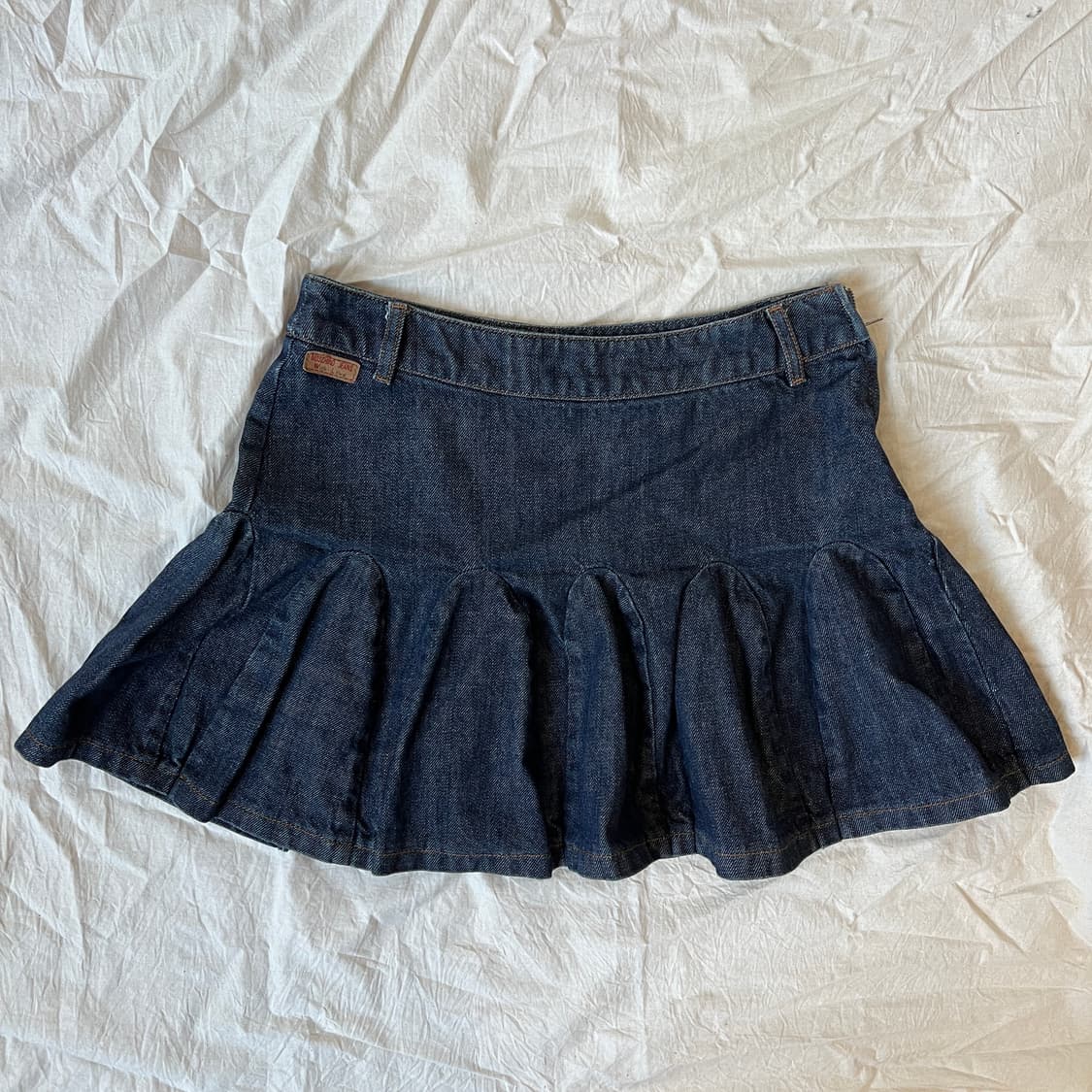 moschino frill denim mini skirt 상품이미지3