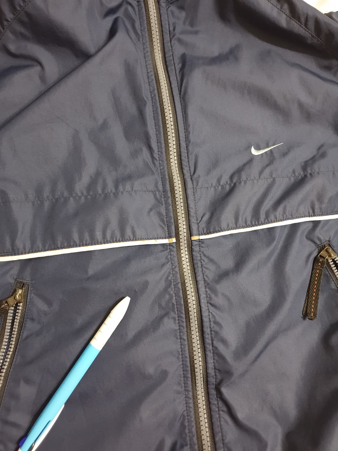 나이키 스우시 사이드라인 배색 바람막이 상품이미지4