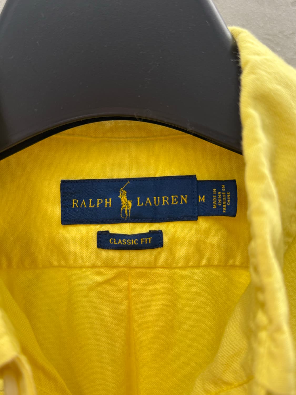POLO 폴로 랄프로렌 옐로우 셔츠 M 상품이미지4