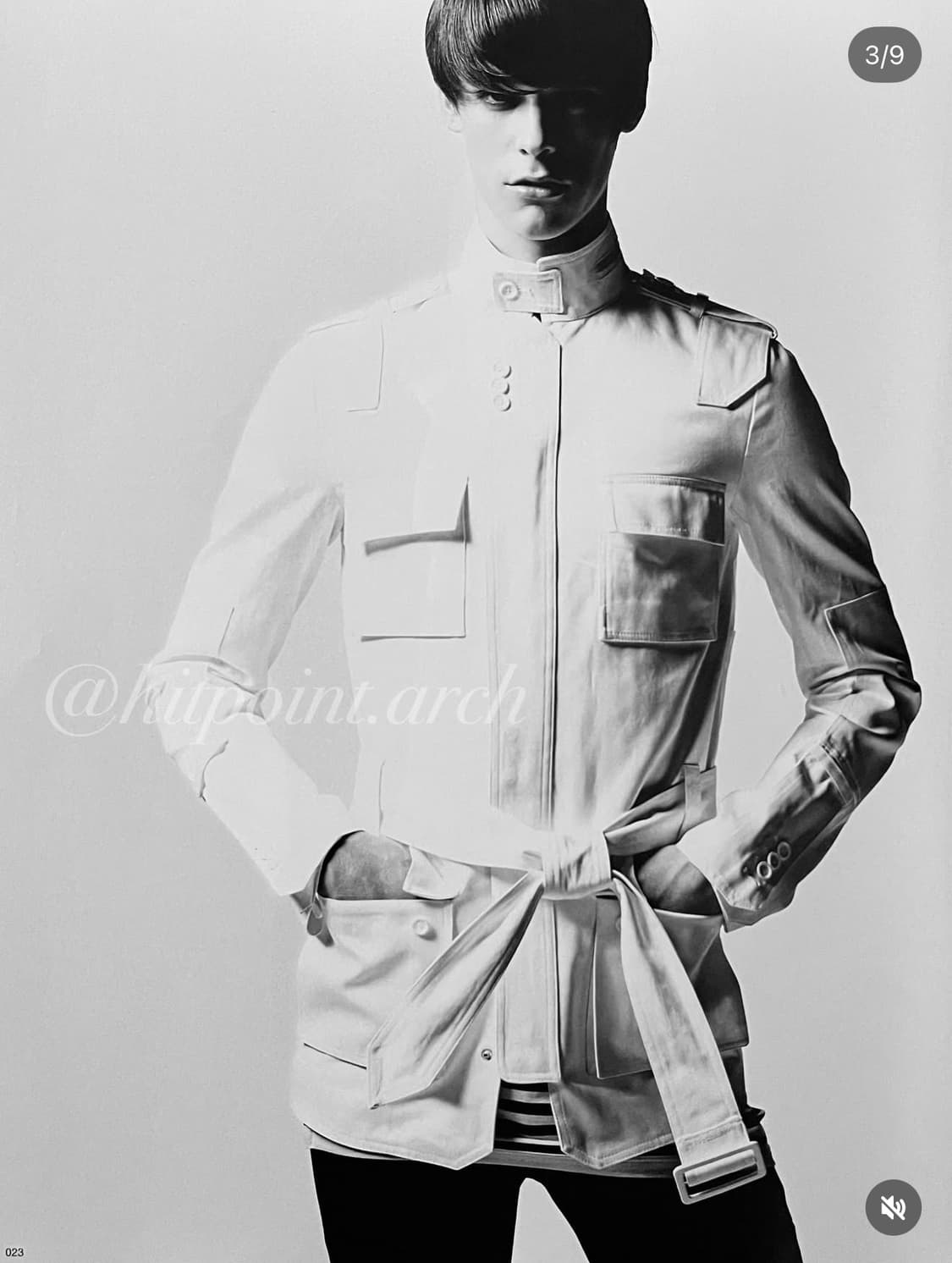 48/ 디올옴므 2007 S/S 에디 슬리먼 M65 코트 상품이미지2