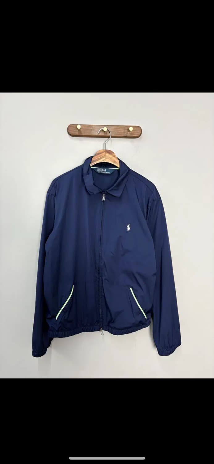 폴로랄프로렌 우븐 나일론 자수 투웨이 네이비 윈드브레이커 자켓 H2084 상품이미지2