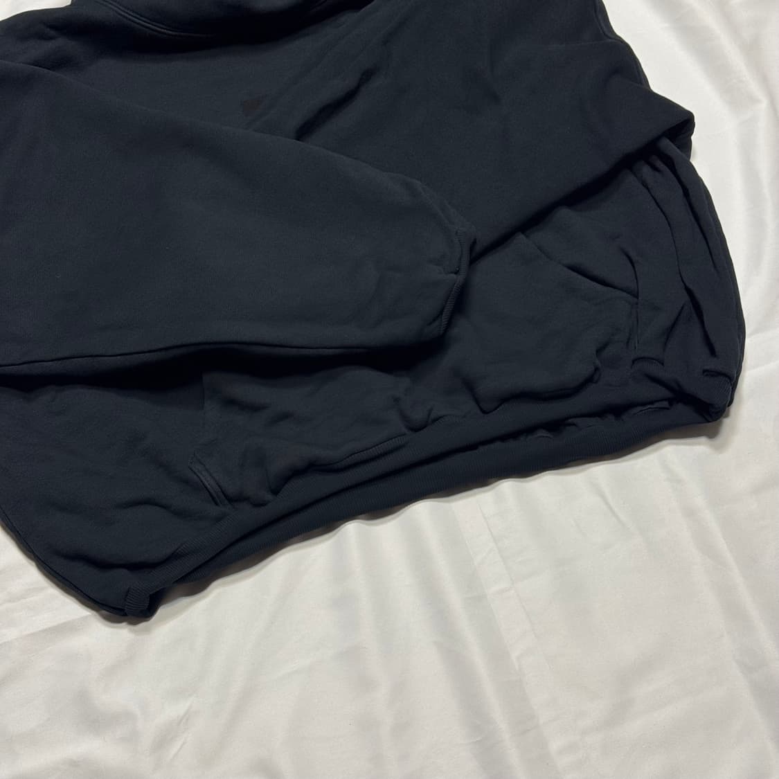 [S] 이지 갭 엔지니어드 바이 발렌시아가 도브 후드 워시드 블랙 상품이미지6