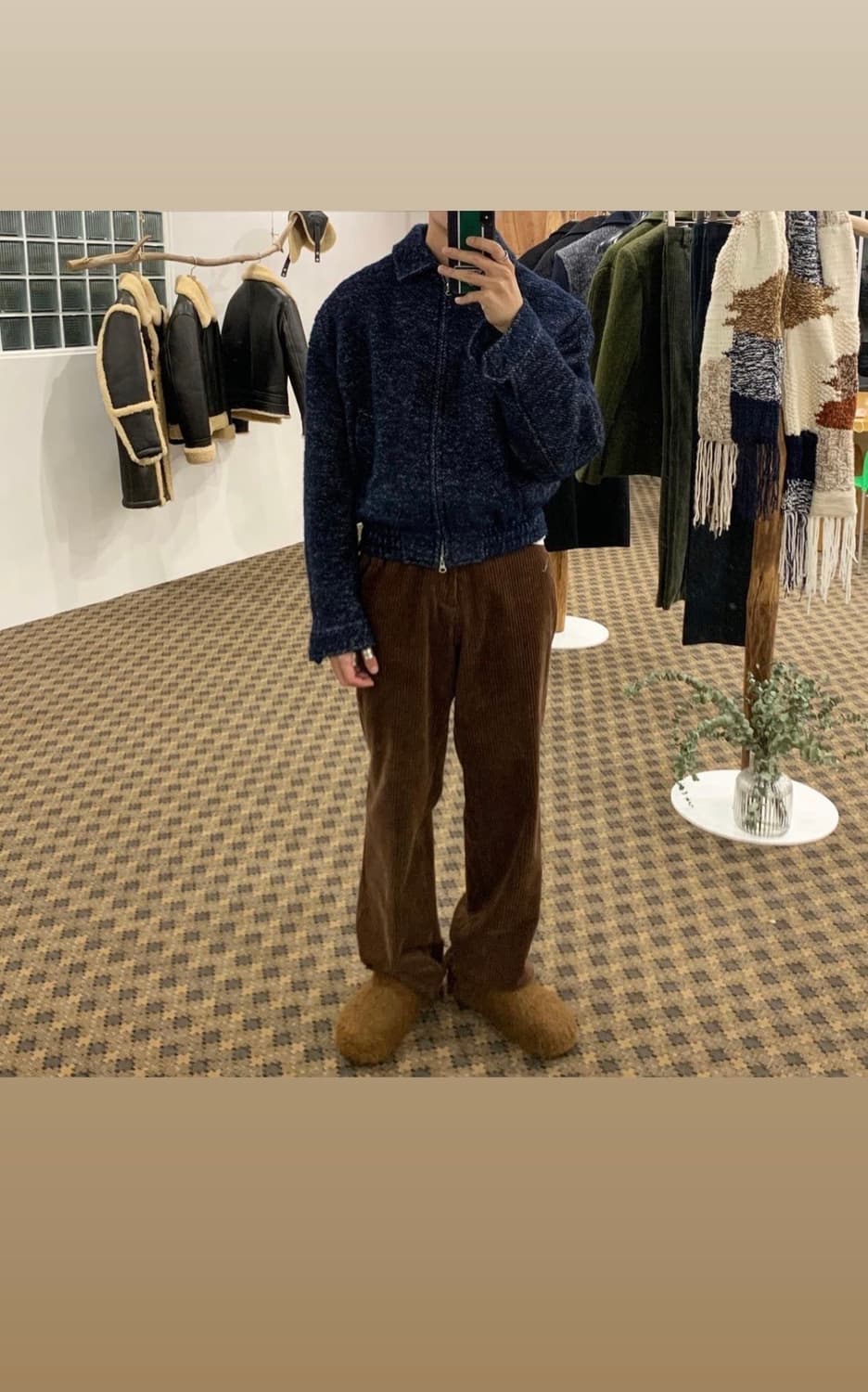 21년도 stu PLP샵 콜라보 코듀로이 팬츠 상품이미지1