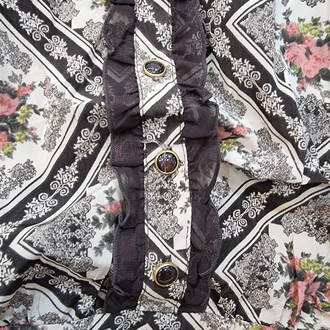 axes femme(엑시즈팜) 로맨틱 패턴 원피스 상품이미지4