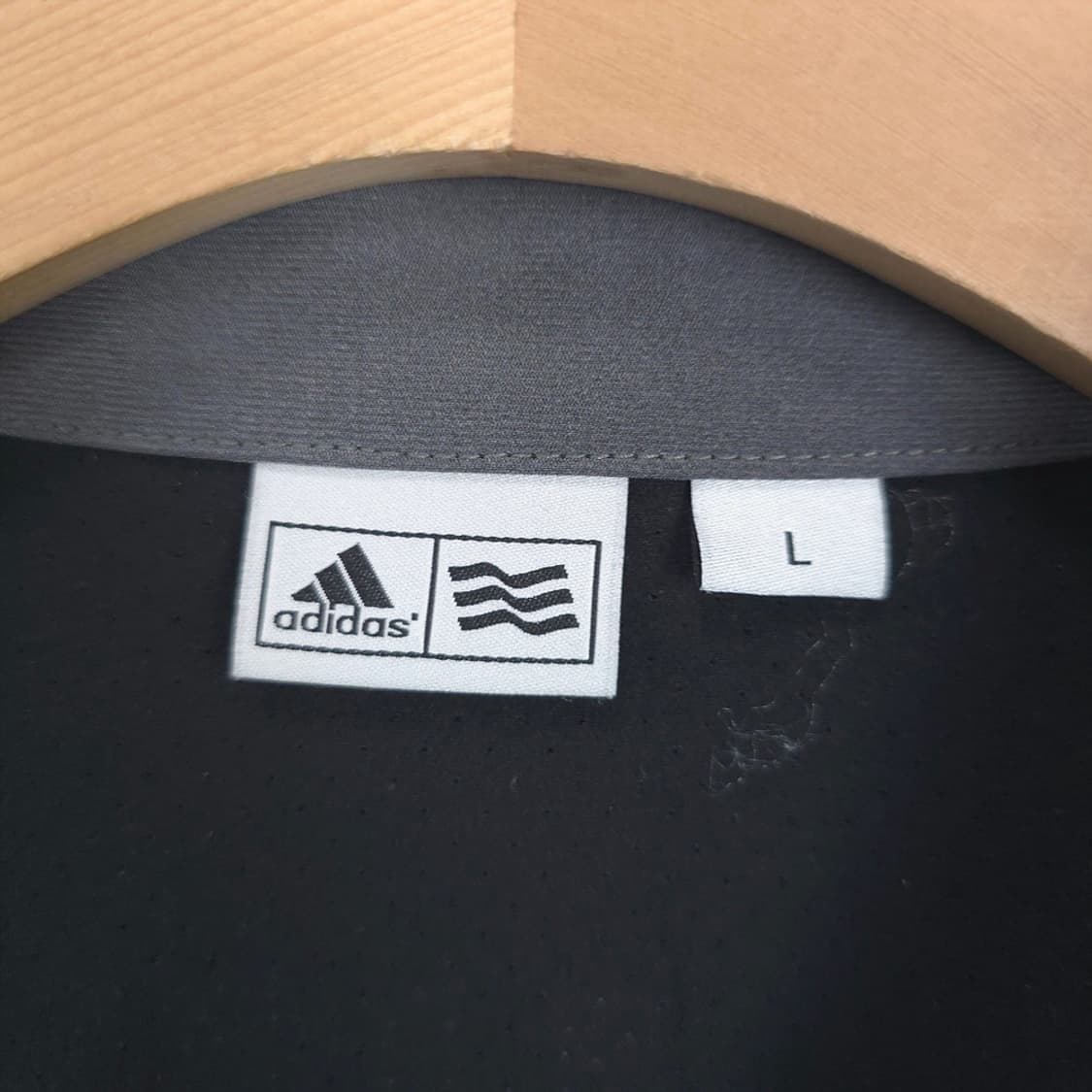 아디다스 Adidas 바람막이 집업 자켓 블랙 L 상품이미지5