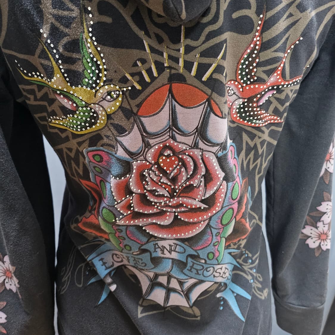 에드하디 큐빅 롱슬리브 후드집업 원피스 상품이미지5