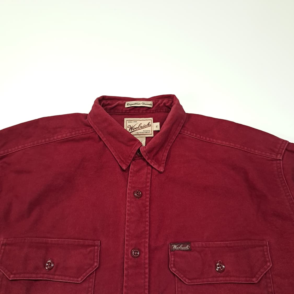 CL119 XL 울리치 버건디 엑스페디션 샤미 플란넬 워크 셔츠 상품이미지2