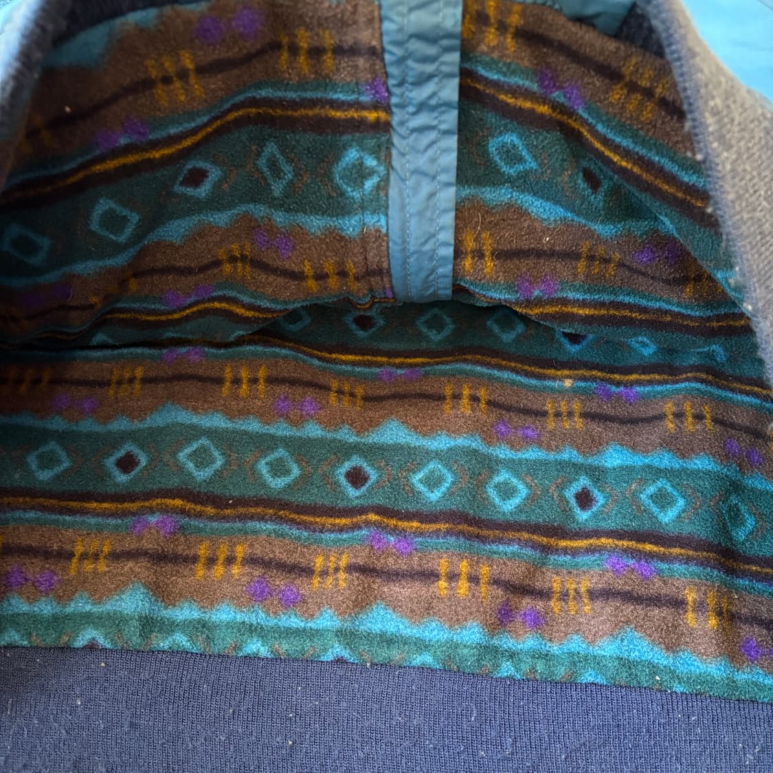 90년대 생산 엘엘빈 아즈텍 블루 쓰리시즌 자켓 상품이미지7