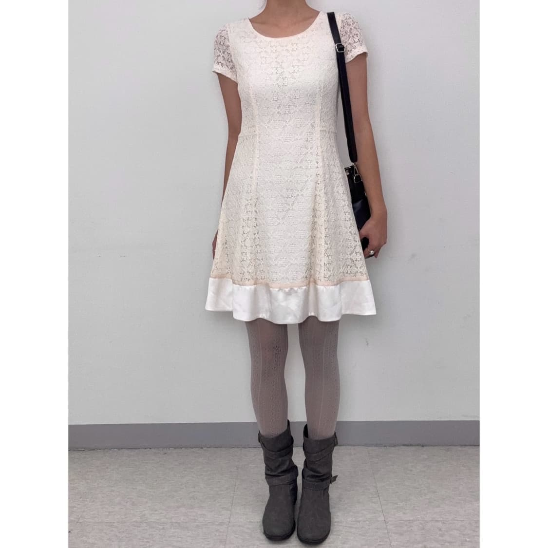 빈티지 아이보리 원피스 상품이미지2