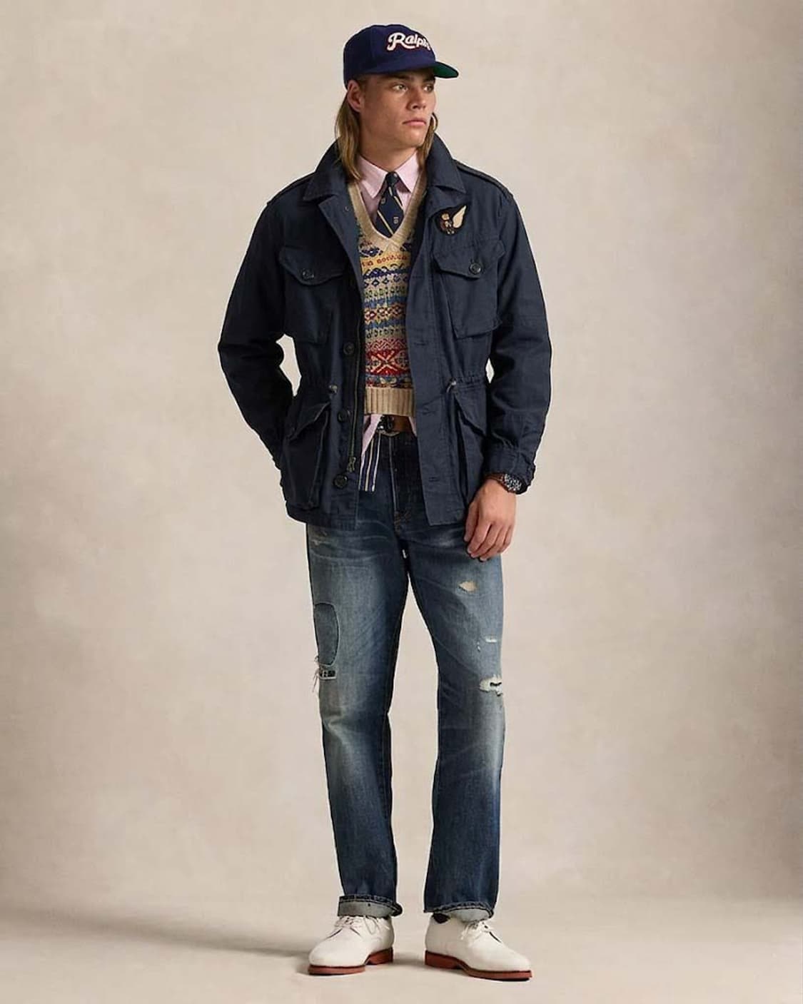 폴로 랄프로렌 RAF 영국군 필드 스모크 컴뱃필드 밀리터리 자켓 상품이미지4