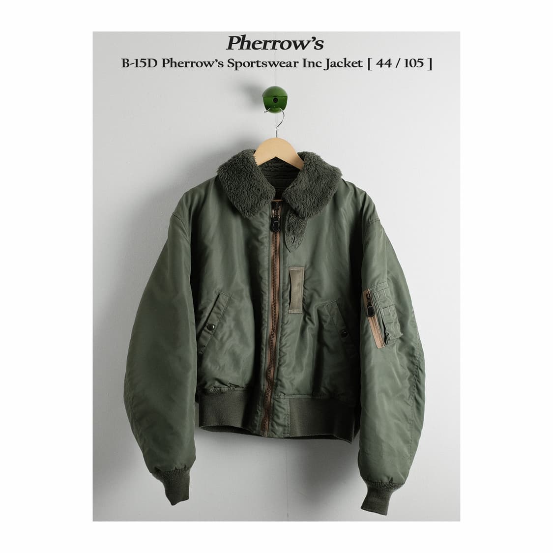 페로우즈 B-15D 44사이즈 플라이트 자켓 상품이미지1