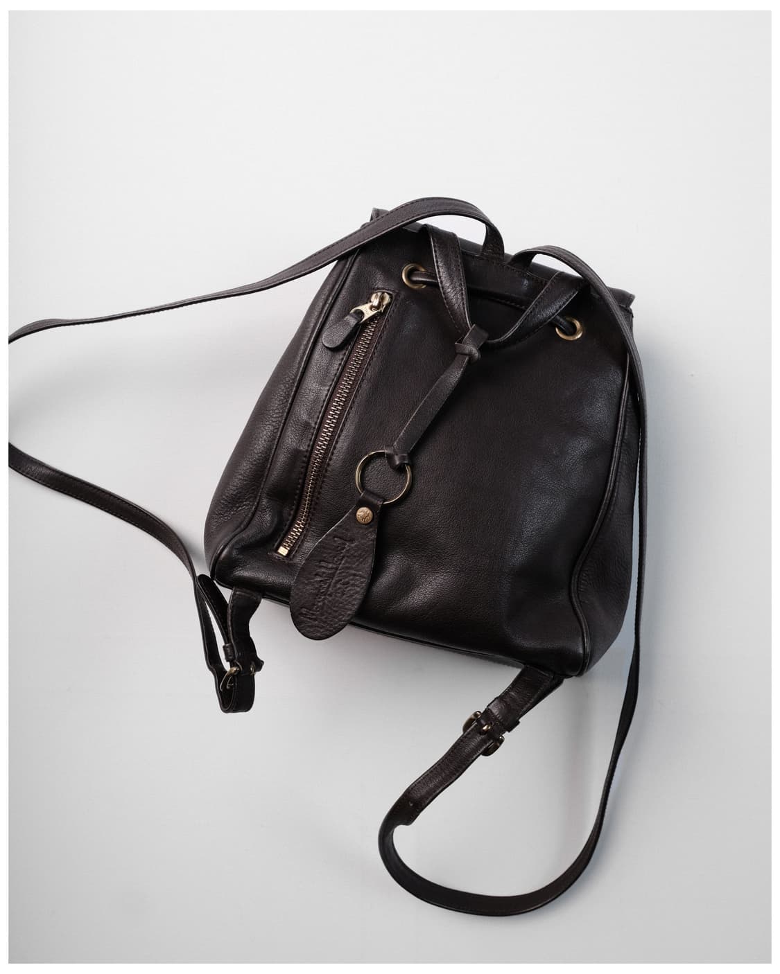 마가렛 호웰 올드 라벨 레더 럭색 상품이미지5