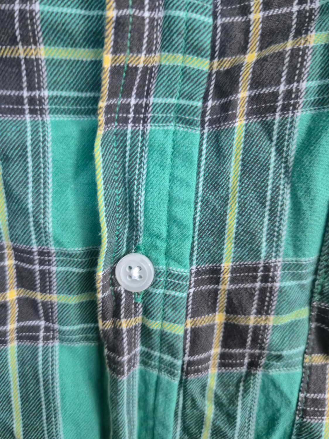acon 그린 체크 남방 셔츠 상품이미지3