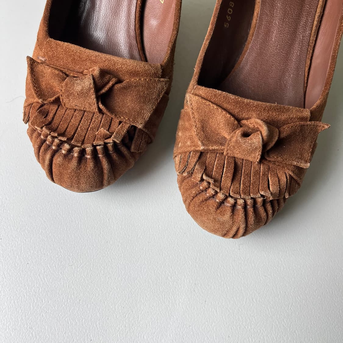 [JPN] 재팬 빈티지 프린지 리본 구두 상품이미지3