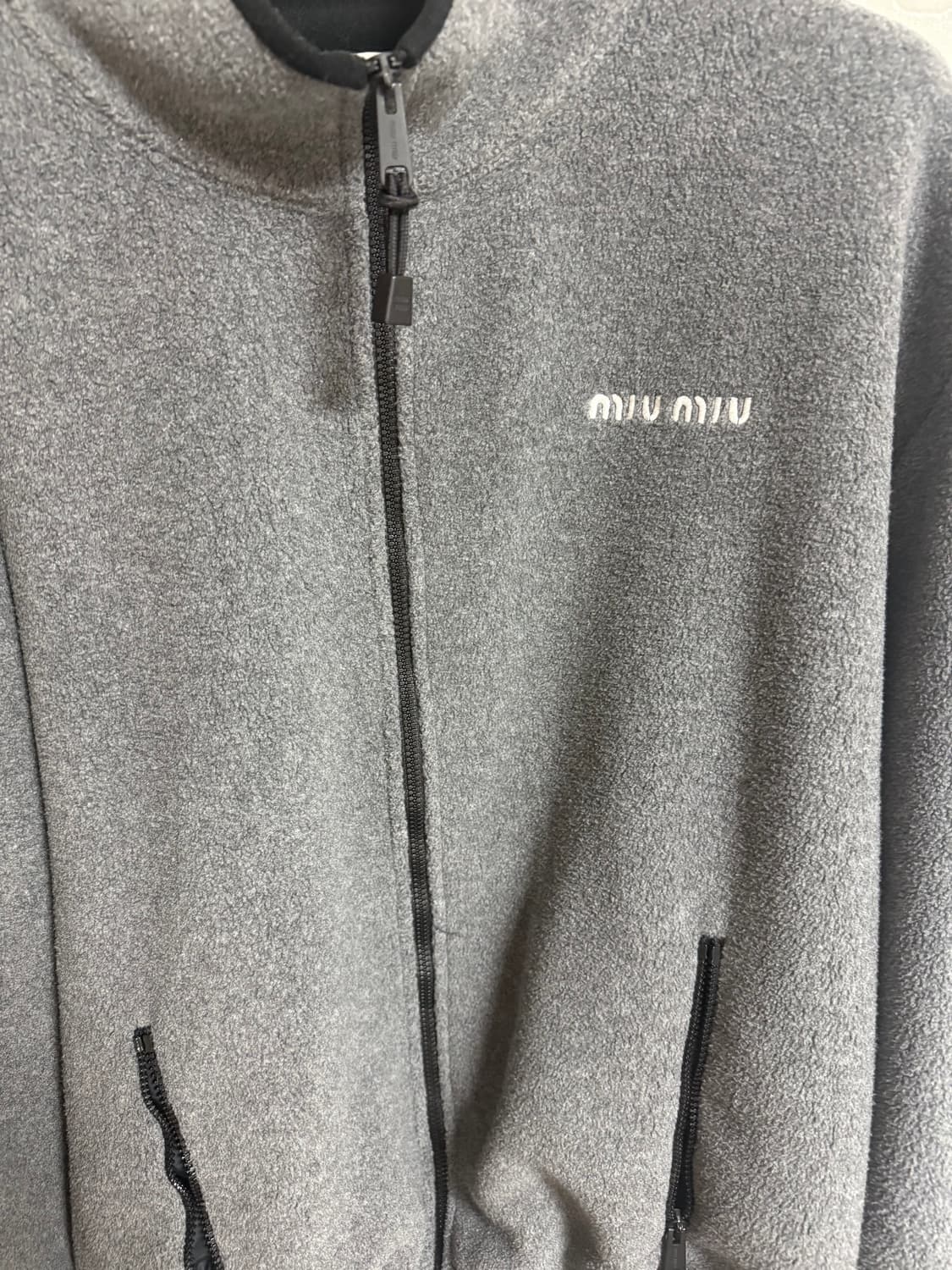 미우미우 miumiu 플리스 집업 후리스 fleece M사이즈 상품이미지2