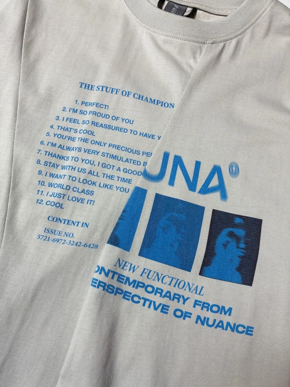 언어펙티드 25ss UNAFFECTED 위글 컷 반팔 티셔츠 PN9046 상품이미지3