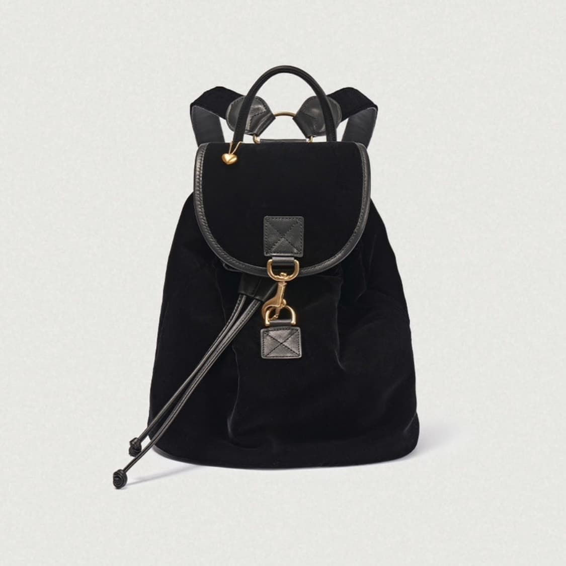 더바넷 벨벳 백팩 상품이미지1