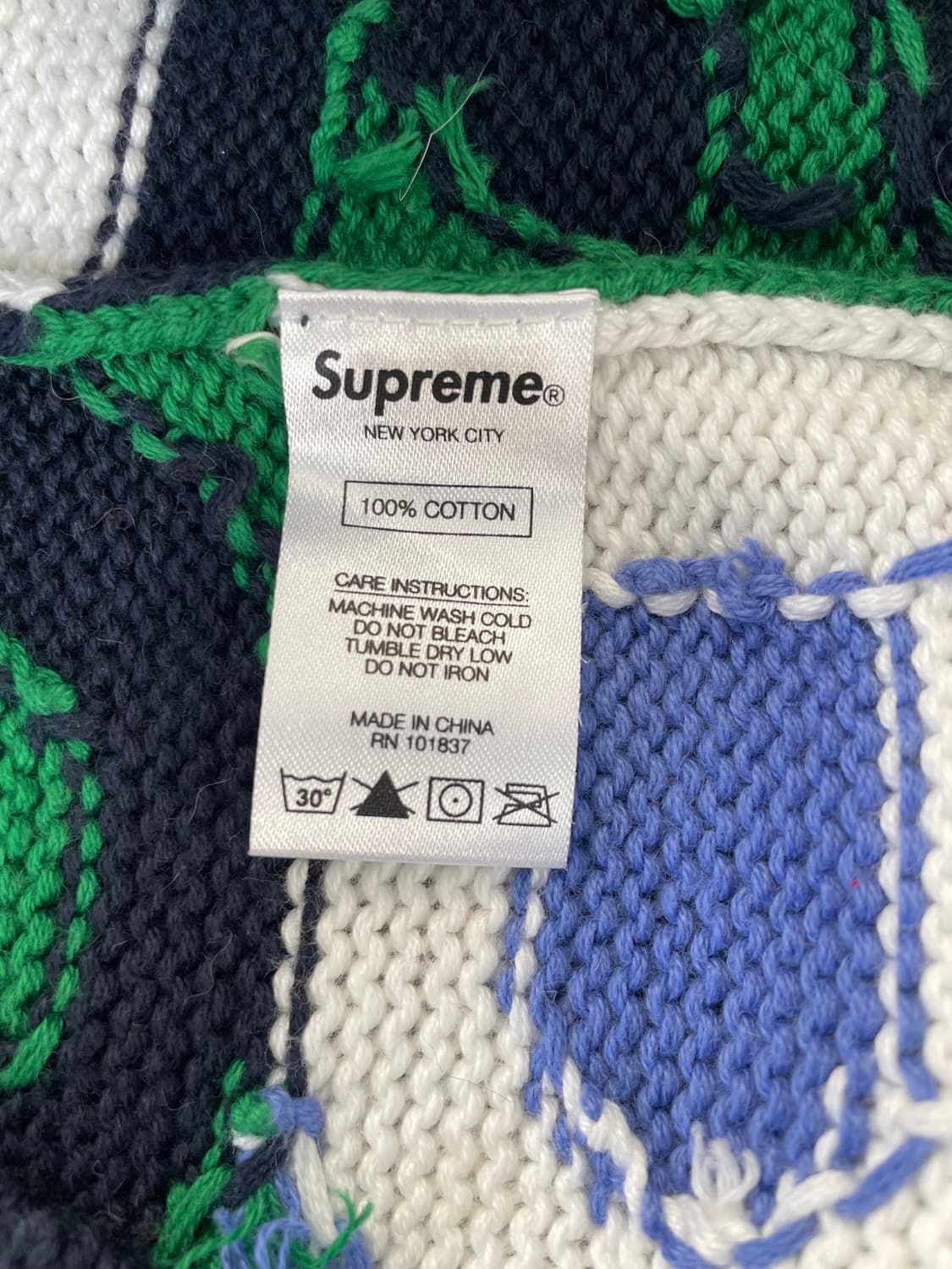 [S] 슈프림 빅레터스 멀티컬러 스웨터 니트 상품이미지10