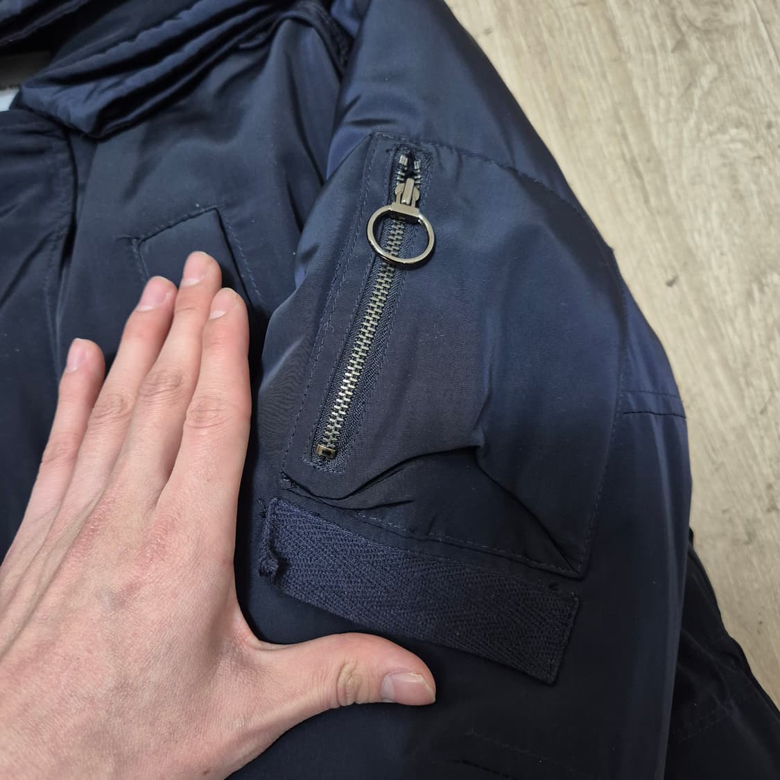 나인식스 뉴욕 여성 덕다운 후드 롱패딩 점퍼 상품이미지4