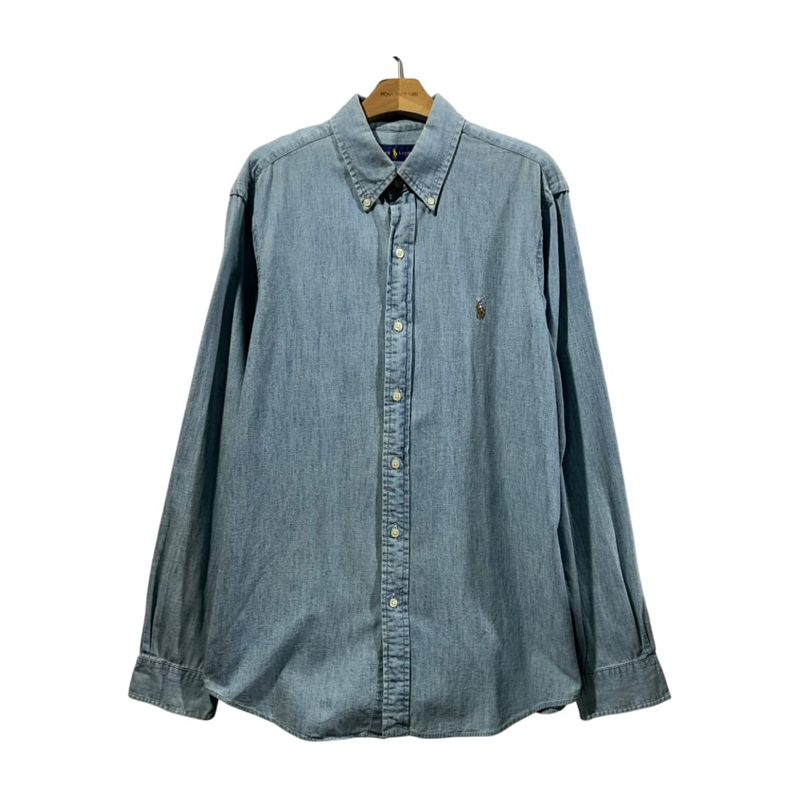 [POLO] 랄프로렌 라이트블루 샴브레이 셔츠 상품이미지1