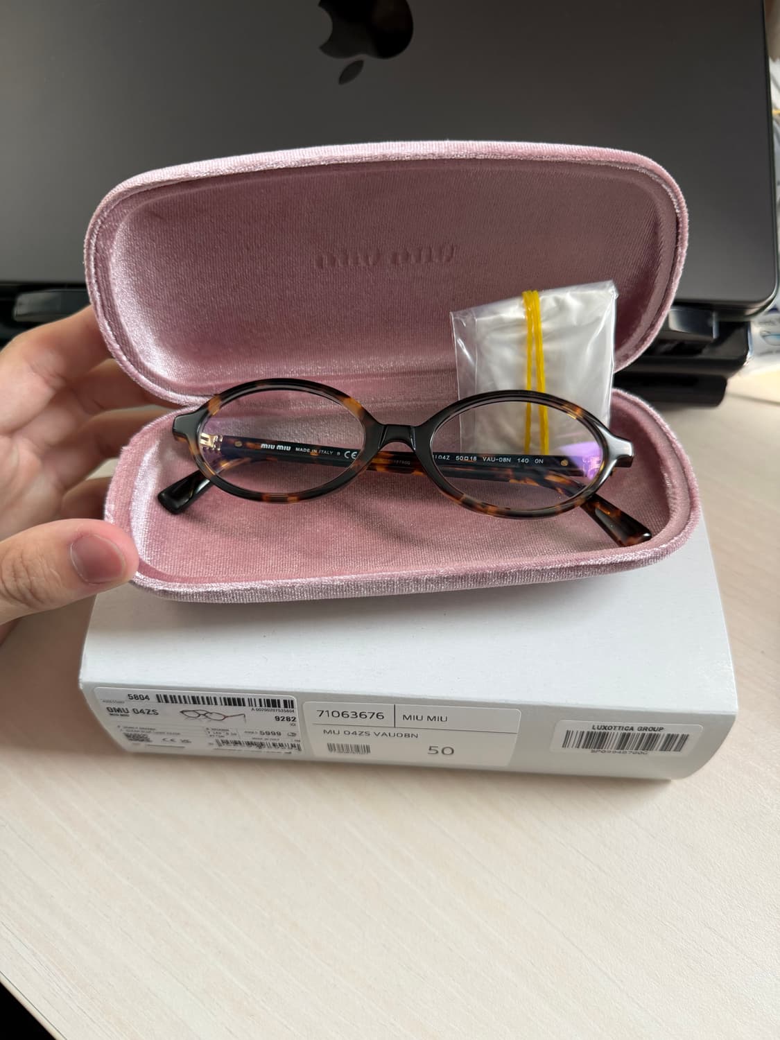 미우미우 리가드 안경 50 풀박스 상품이미지2