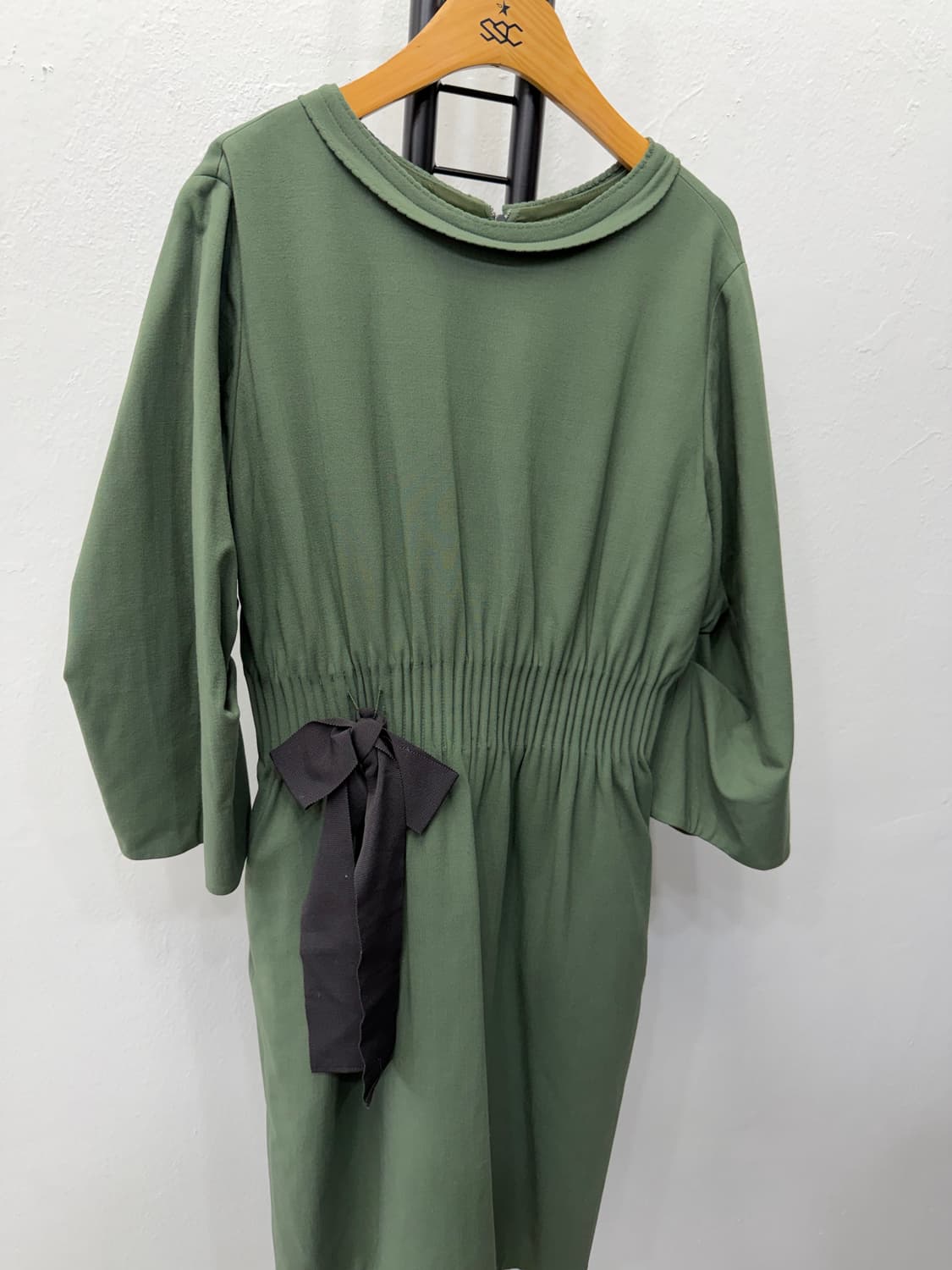 정품) MINE 마인 한섬 리본 장식 롱 원피스 82 상품이미지2