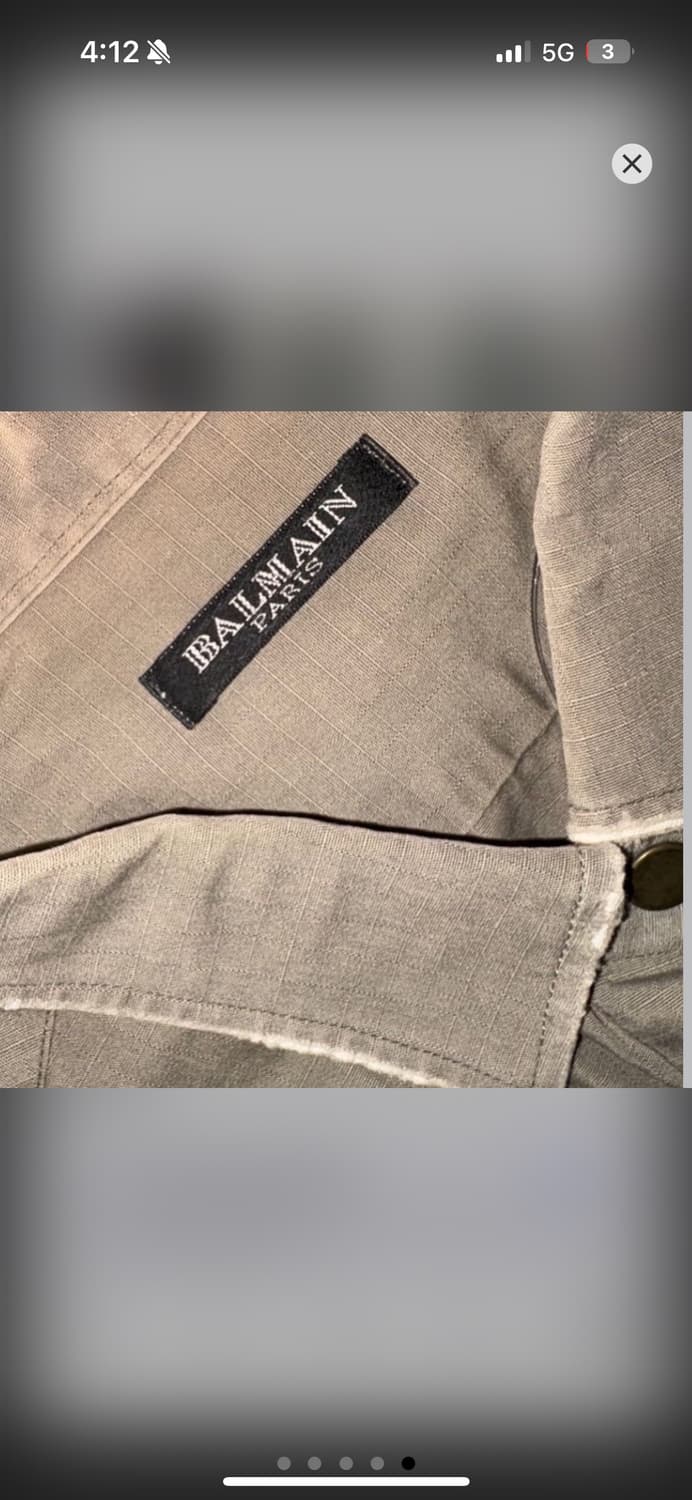 [36] SS10 Balmain Decarnin Shirt 상품이미지5