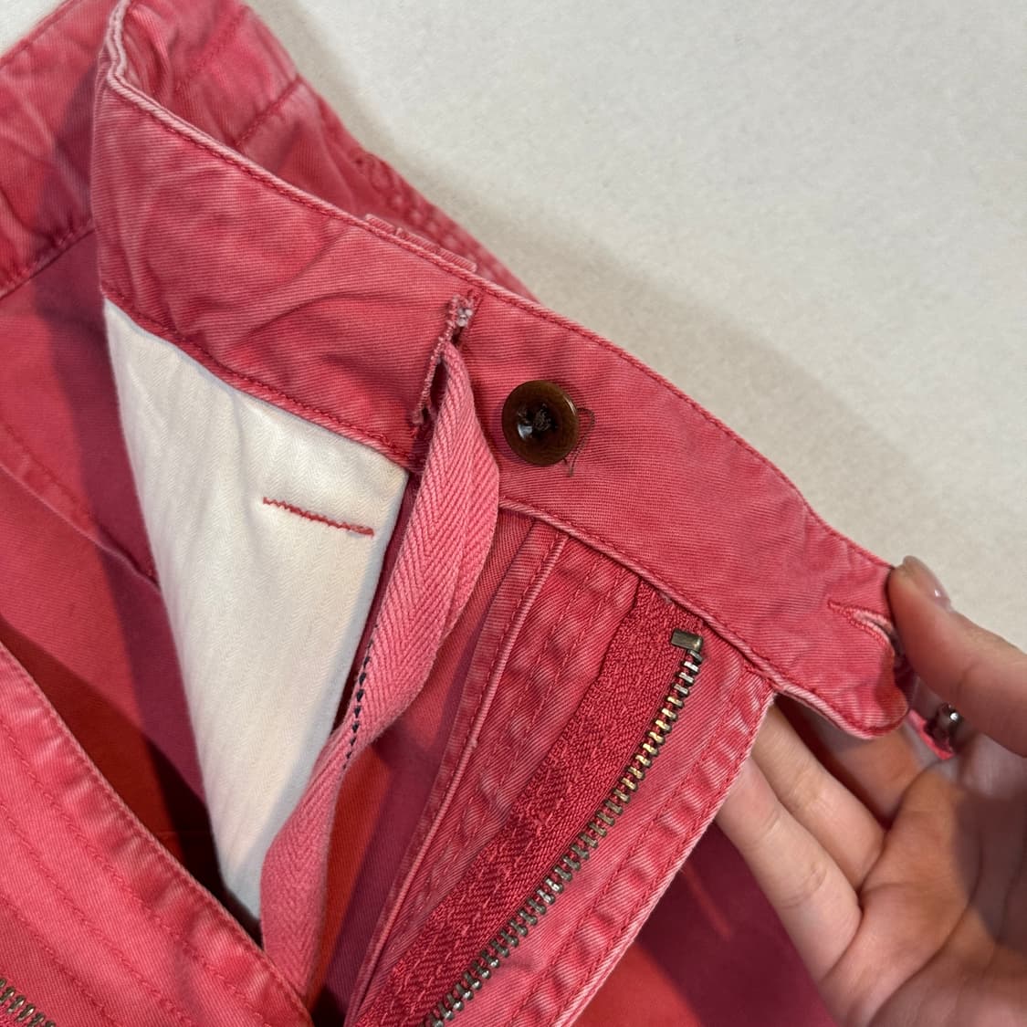 M) 폴로 랄프로렌 두산 프렙스터 면바지 반바지 핑크 상품이미지4