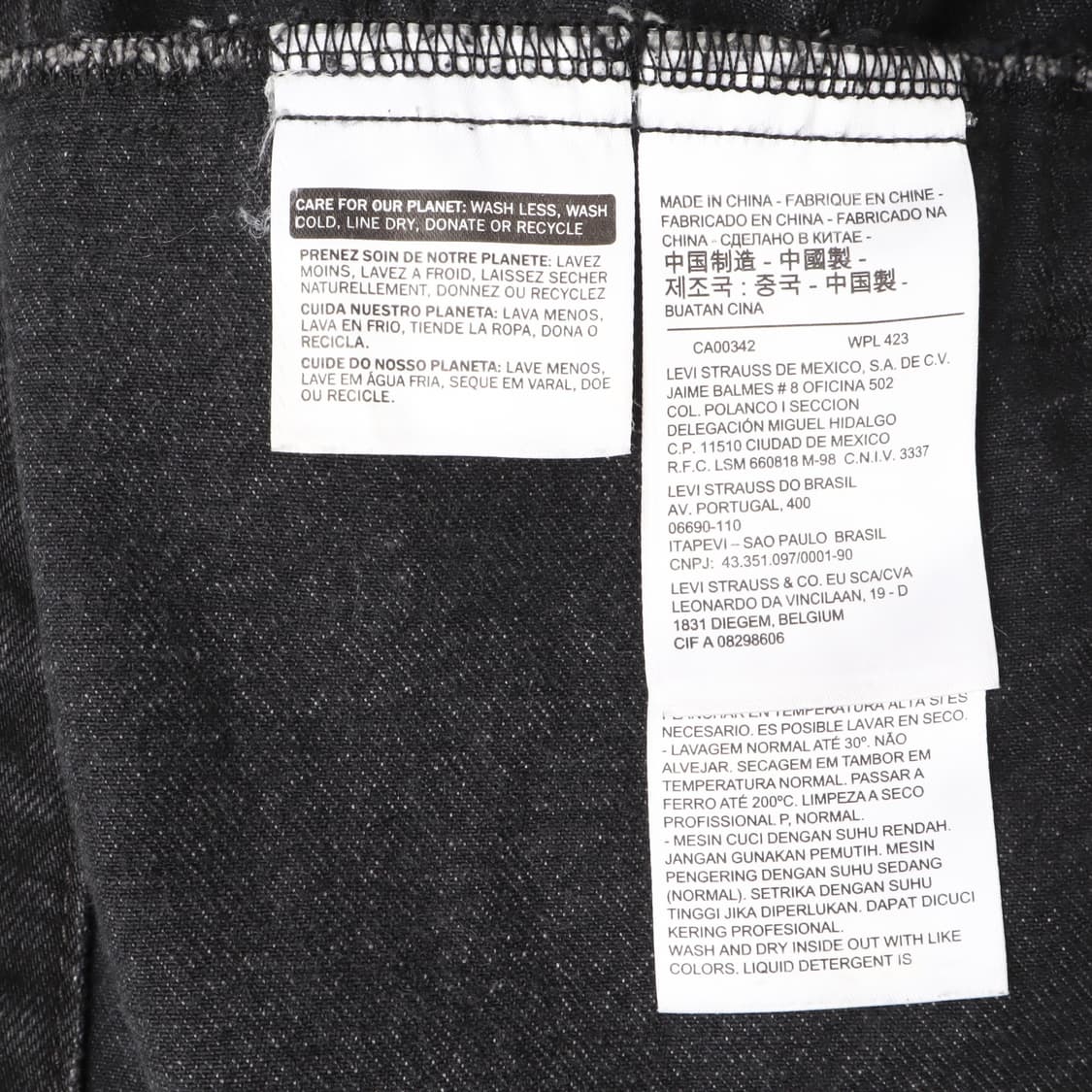 리바이스 워시드 그레이 3rd 트러커 데님자켓 상품이미지9