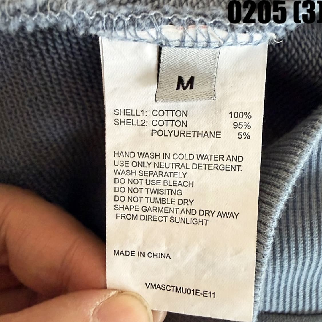 [M] 비바스튜디오 백로고 프린팅 맨투맨 0205(3) 상품이미지4