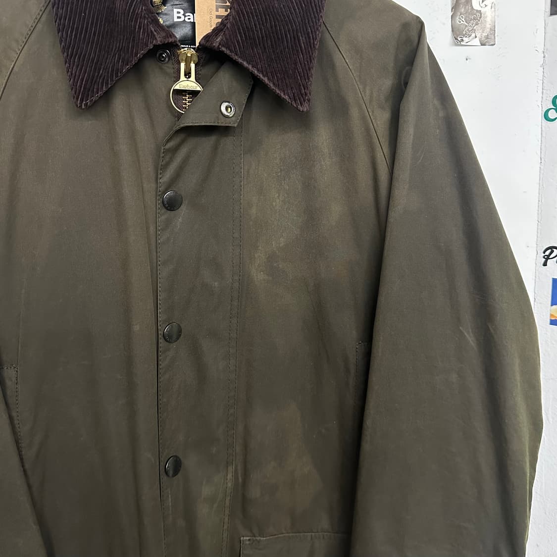 바버 클래식 뷰포트 왁스 자켓 ‘세이지’ 상품이미지2