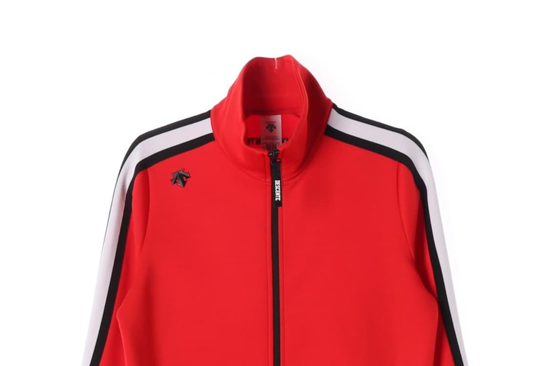 데상트 우먼스 사이드라인 트랙탑 져지 레드 S 상품이미지3