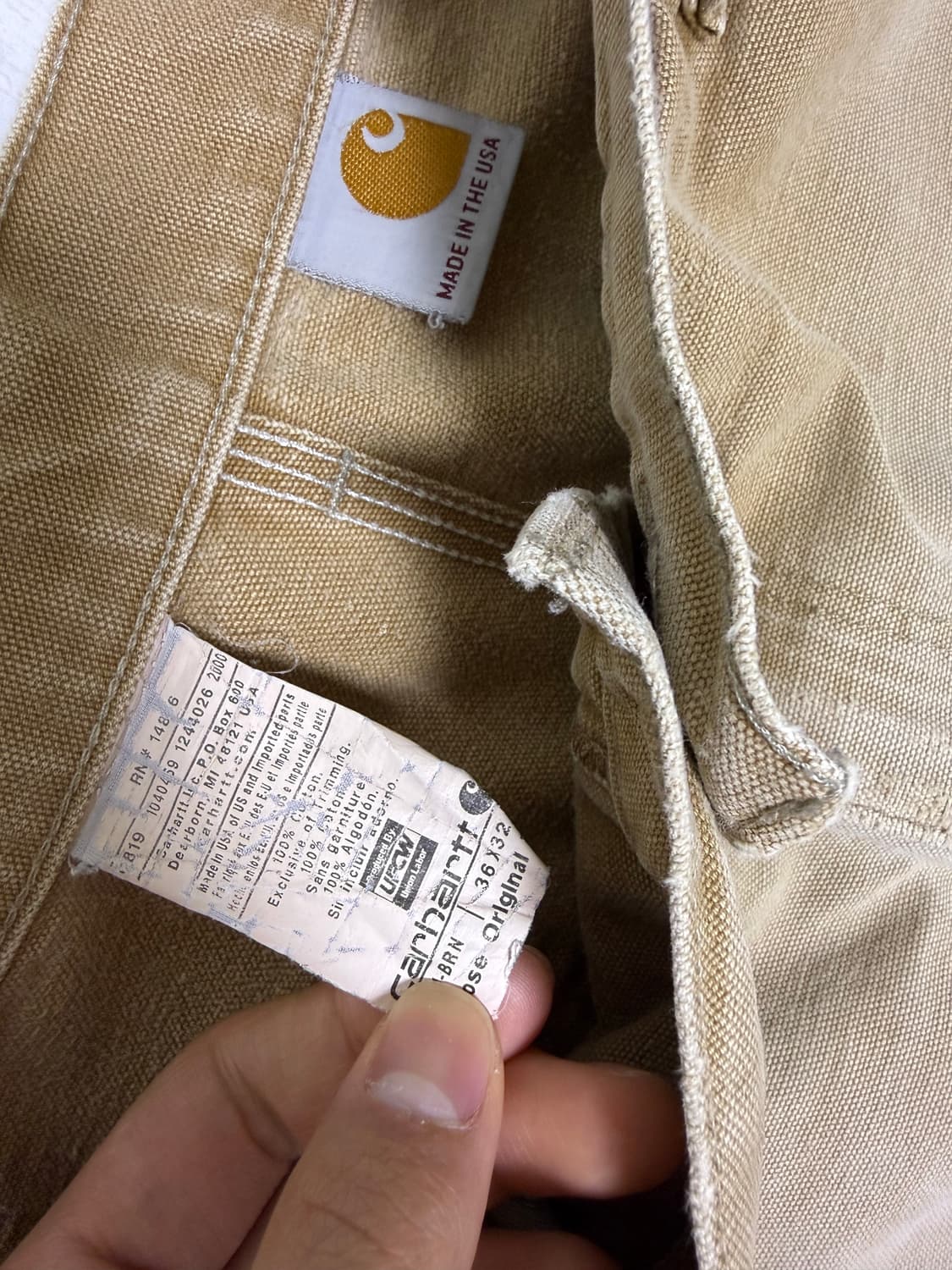 칼하트 더블니 팬츠 상품이미지4