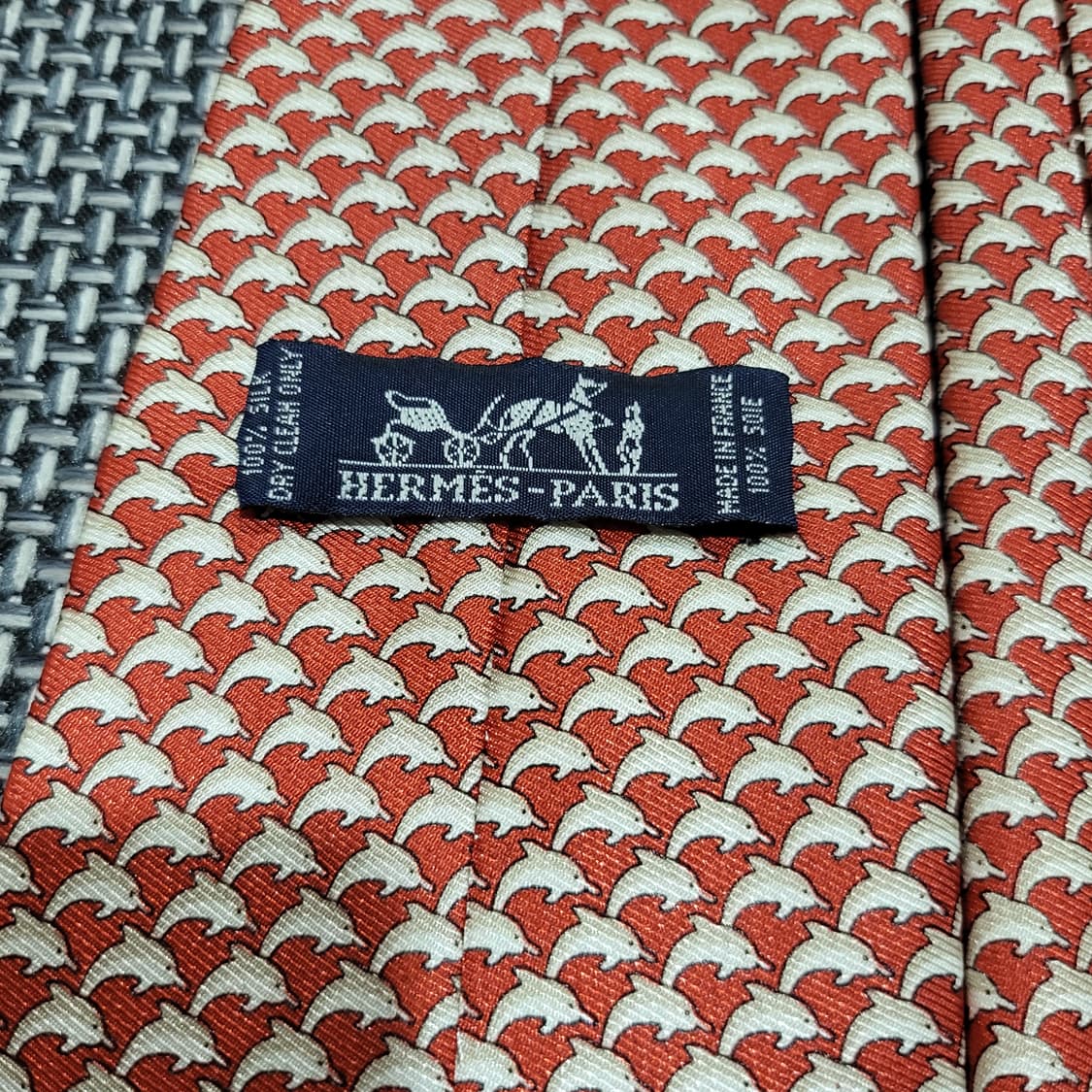에르메스 정품 실크 넥타이 상품이미지4