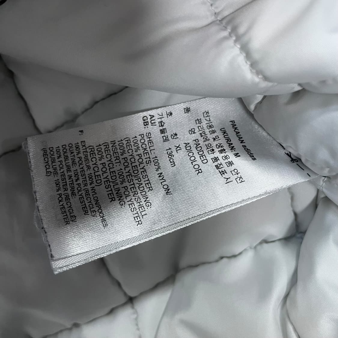 아디다스 아디컬러 패디드 후드 점퍼 상품이미지6