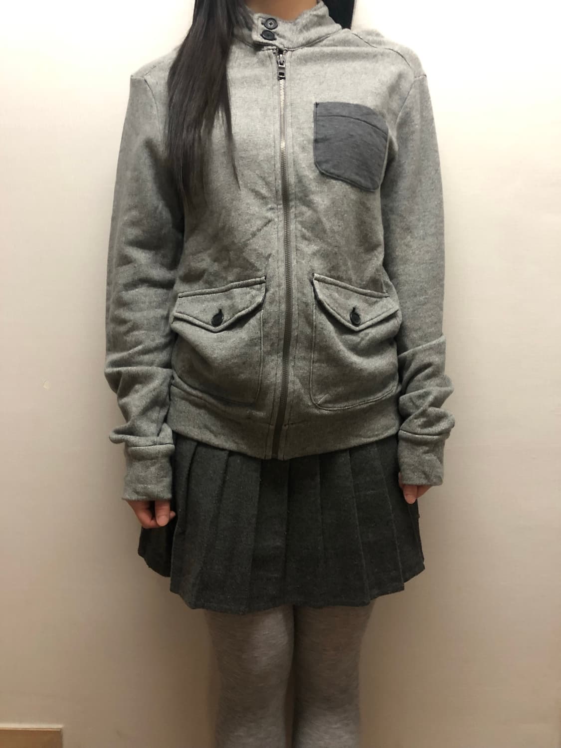 빈티지 아르마니 익스체인지 그레이 집업 상품이미지6