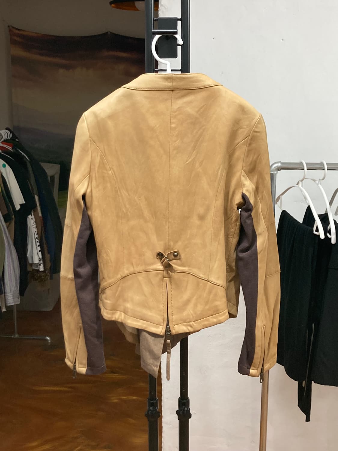 REAC 레더 슬림 자켓 상품이미지4