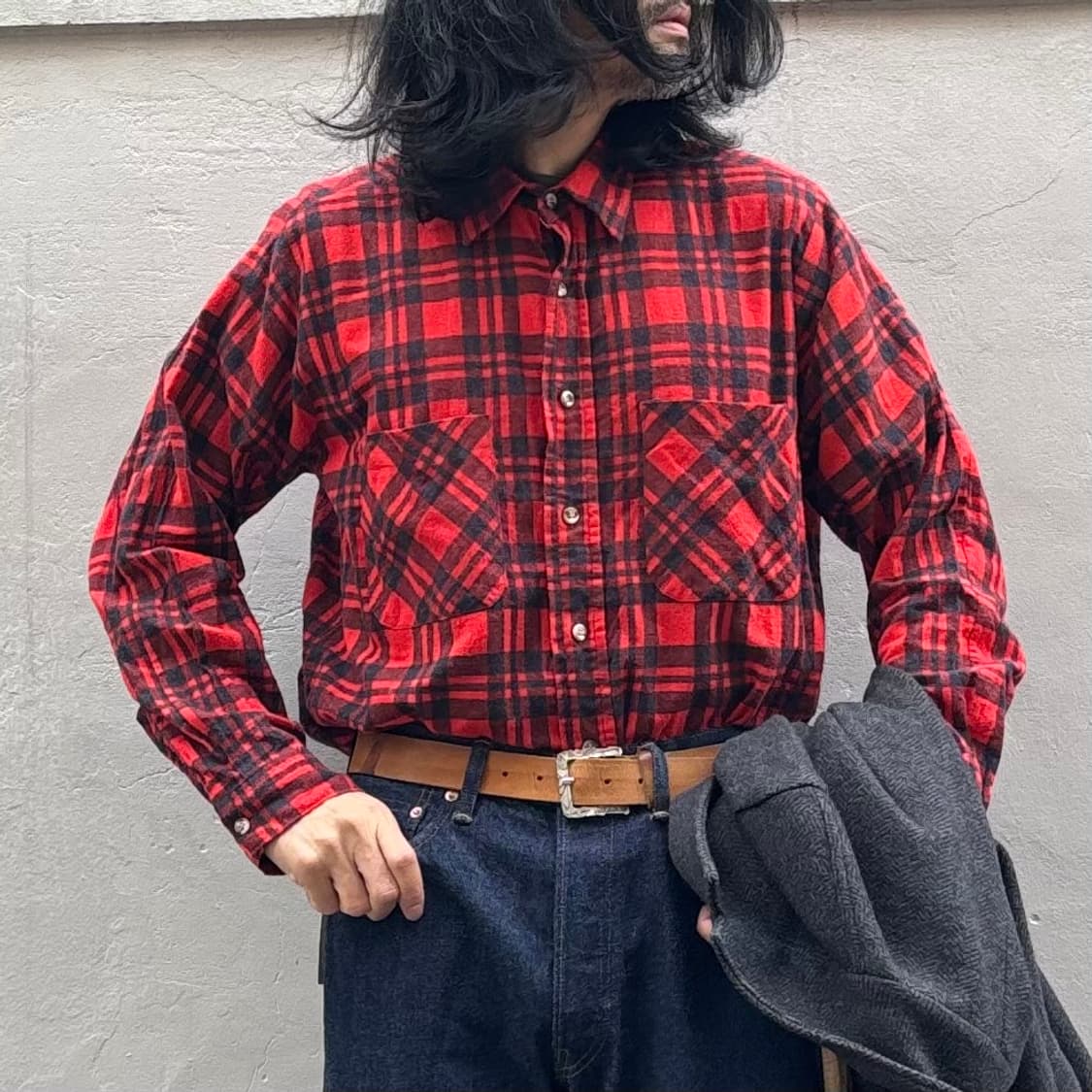 90년대 미국 파이브 브라더스 체크 셔츠 상품이미지9