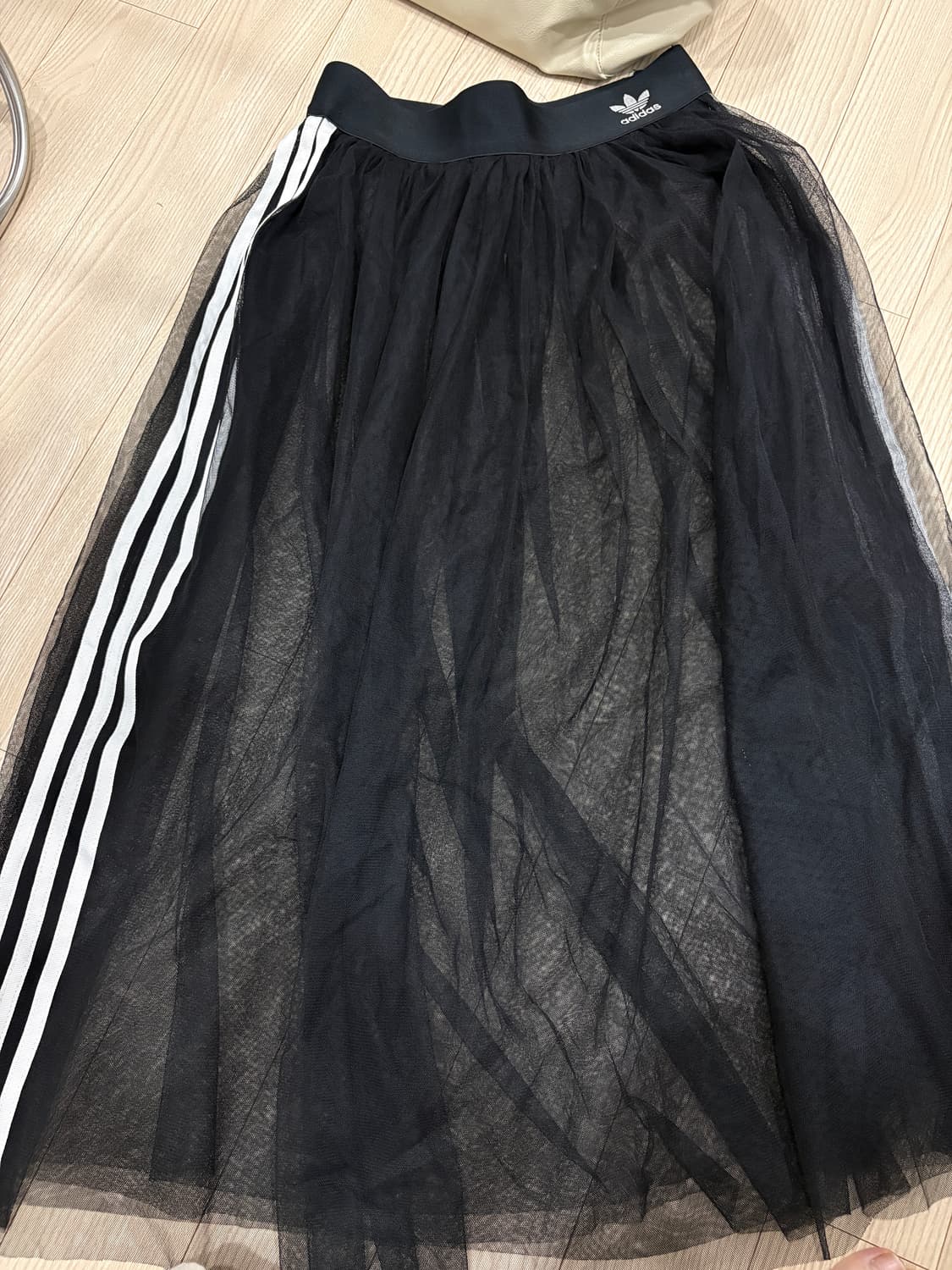 아디다스 레이스 시스루 스커트 상품이미지2
