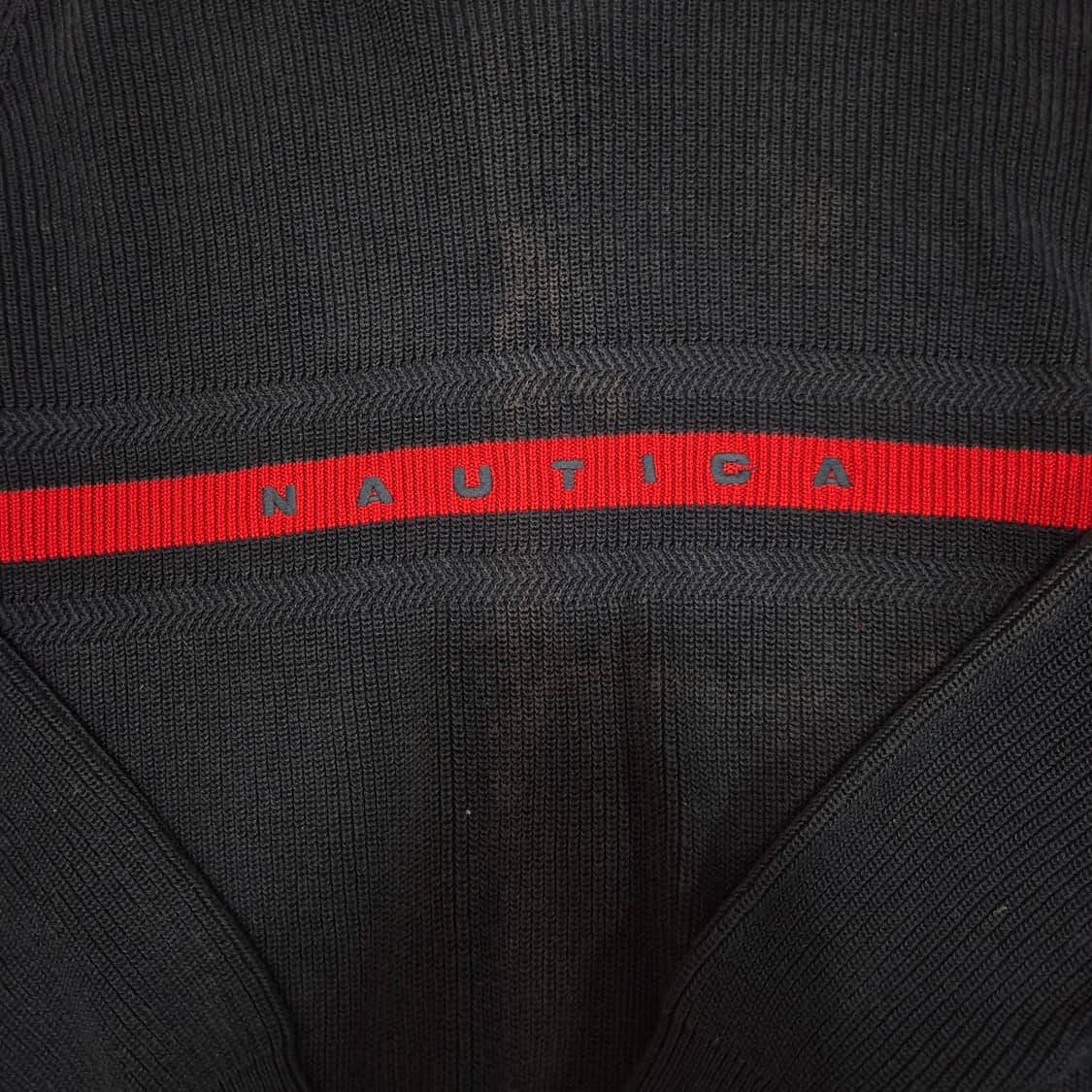 노티카 로고 라인 라운드 니트 S(90) 상품이미지4