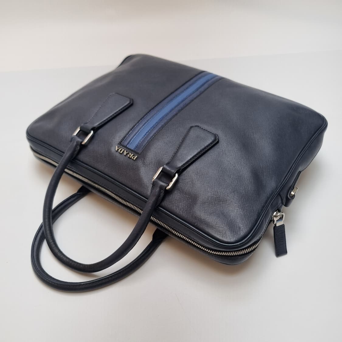 프라다 사피아노 스트라이프 브리프케이스 (남여공용,서류가방,2VE368) 상품이미지6