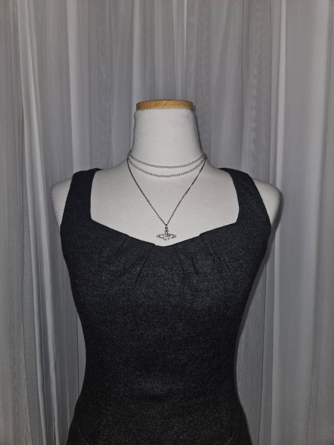 le souk 윈터그레이 셔링 드레스 상품이미지3