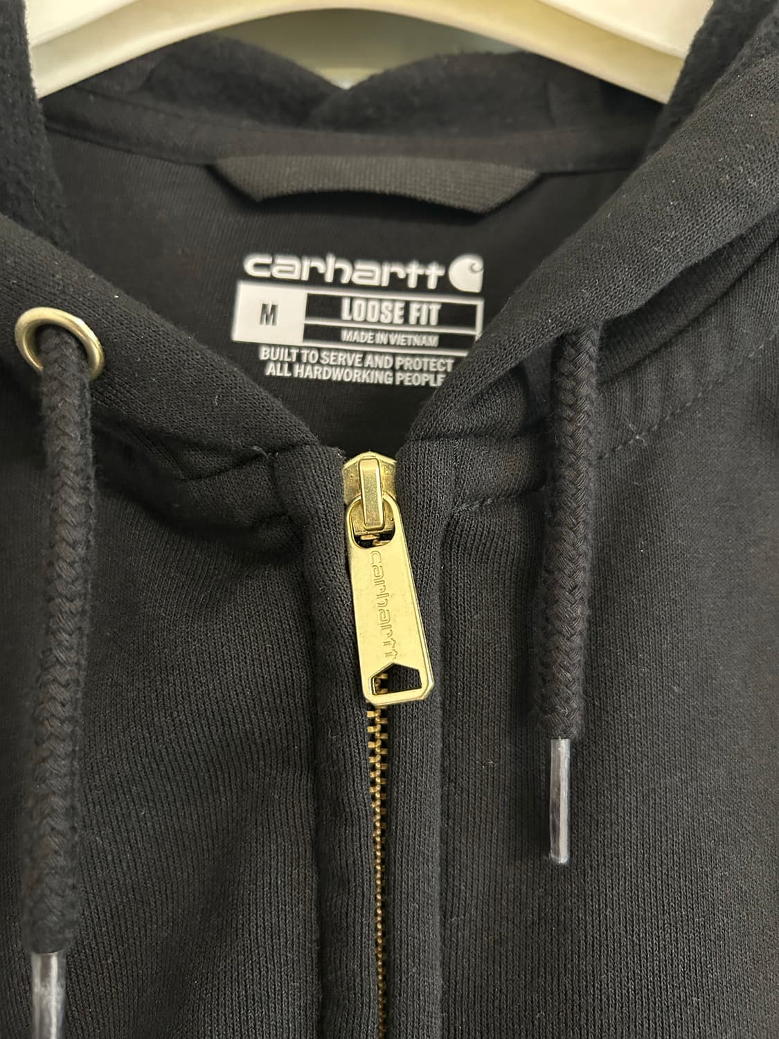 칼하트 루즈 핏 미드웨이트 후드집업 M 사이즈 상품이미지4